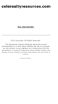 Mobile Screenshot of colerealtyresources.com
